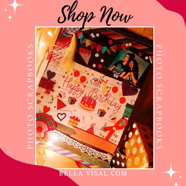 Best Friend Birthday Scrapbook(Design#01) - Image 6