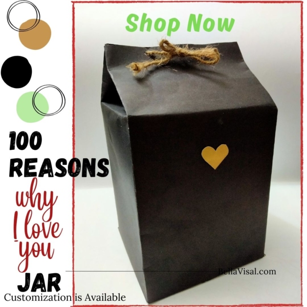 100 Reasons “Why I love you” Wish jar Gift - Image 7