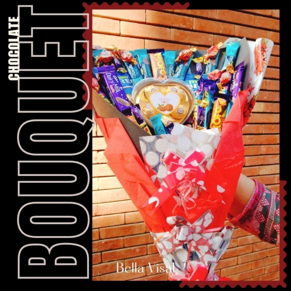 Red Chocolate Bouquet - Image 2