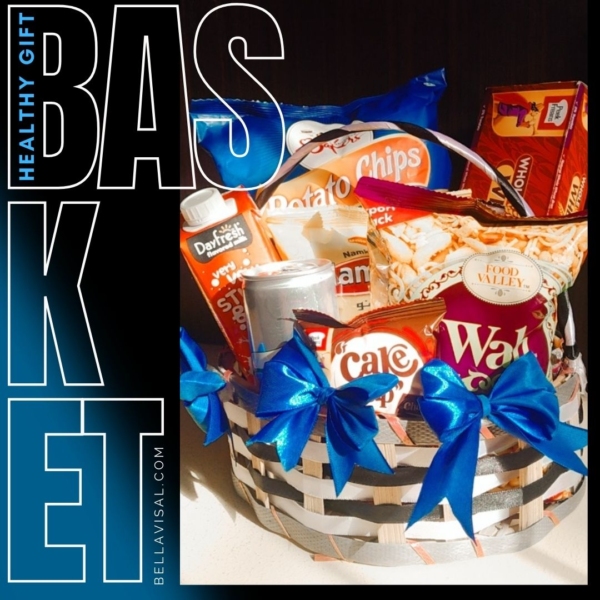 Blue Healthy Snacks Basket - Image 2