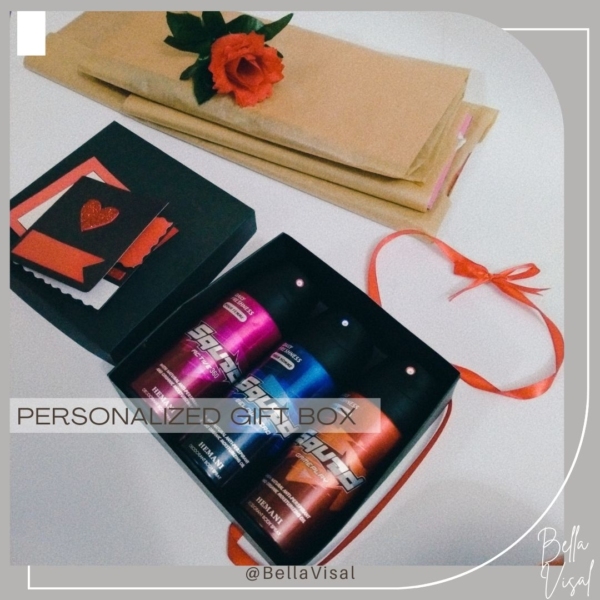 3x Body Spray Gift Box(Square shape) - Image 4