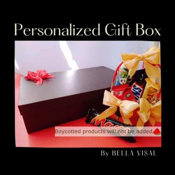 Black and Red Rectangle Chocolate Gift Box - Image 3