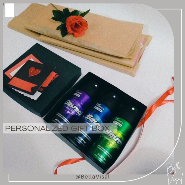 3x Body Spray Gift Box(Square shape) - Image 6