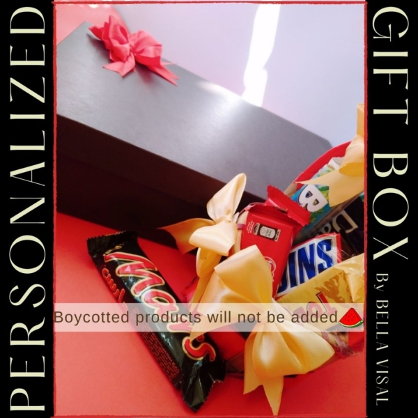 Black and Red Rectangle Chocolate Gift Box - Image 5