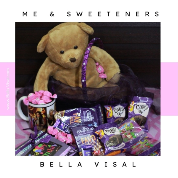 Teddy Purple Gift Basket - Image 4