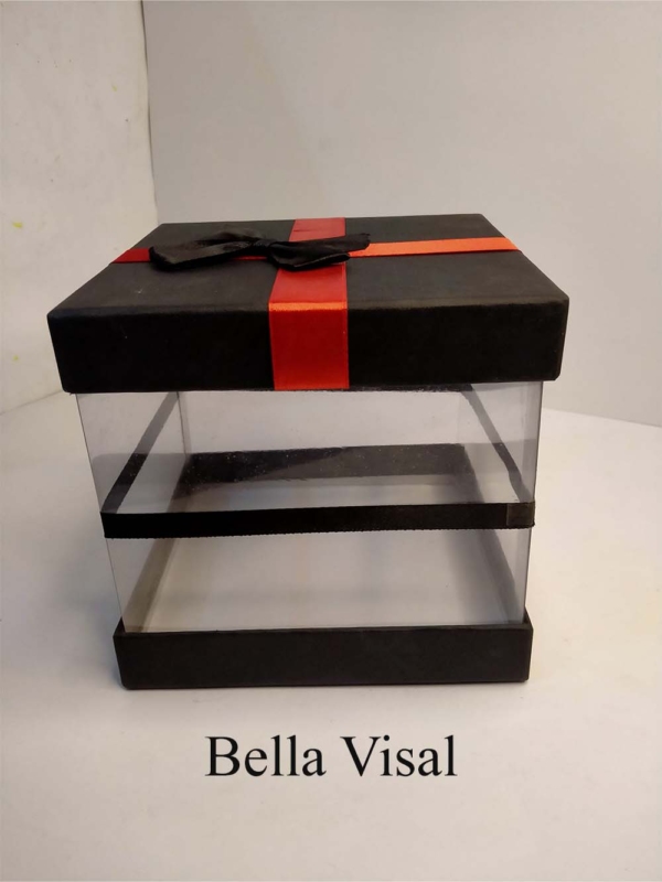 Transparent Gift Box-Black (D1) - Image 6