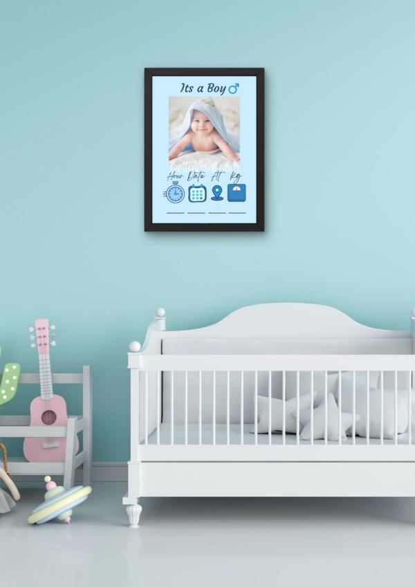 Its a Boy customized frame (Design#1) - Image 4