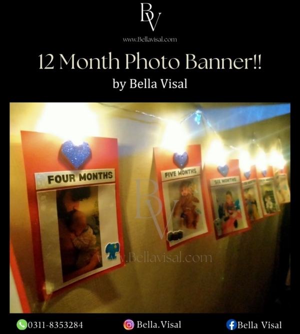 12 Month Photo Banner with light - Image 3