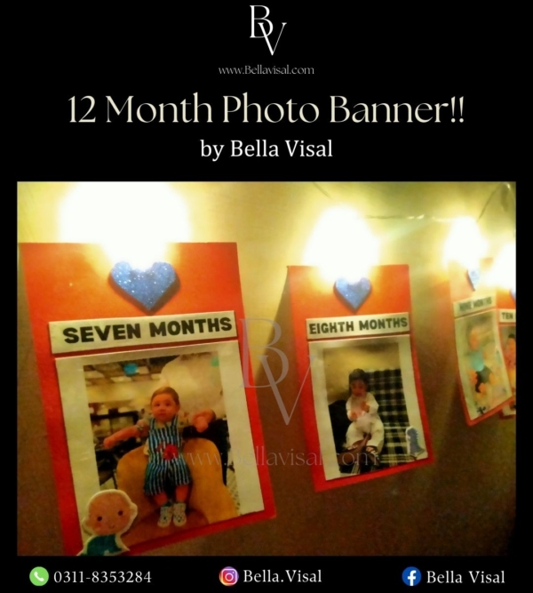 12 Month Photo Banner with light - Image 4