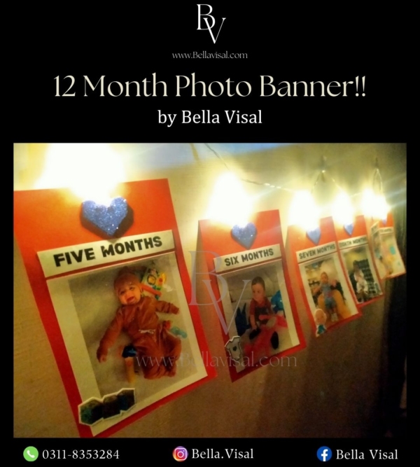 12 Month Photo Banner with light - Image 5