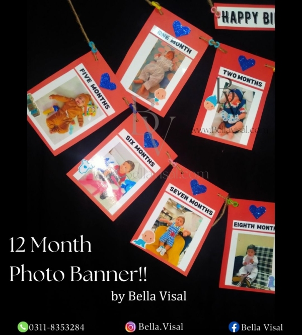 12 Month Photo Banner with jutte - Image 2