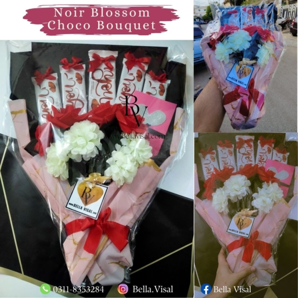 Noir Blossom Choco Bouquet - Image 2