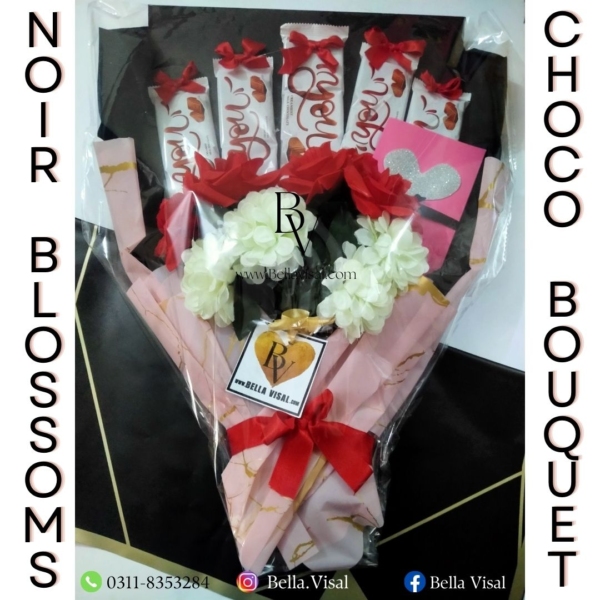 Noir Blossom Choco Bouquet