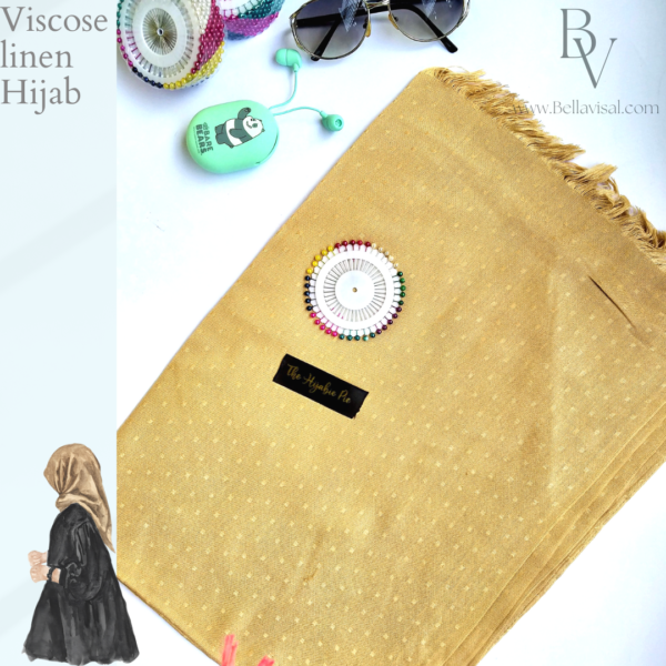 Viscose linen Hijab (Tan Beige)